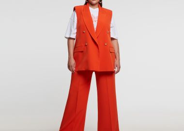 Αμάνικο σακάκι με διπλό κούμπωμα - MAT FASHION - 