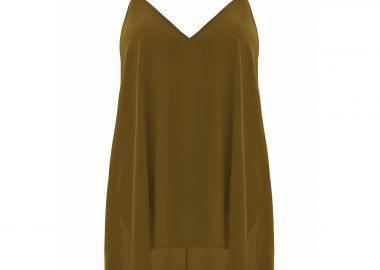 Αμάνικο τοπ κρεπ airwashed - MAT FASHION - 