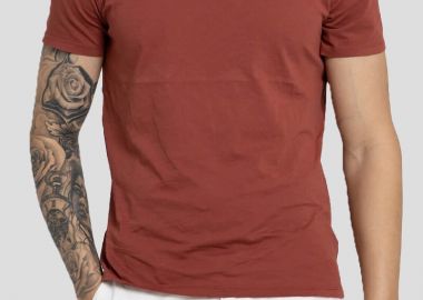 AMERICAN VINTAGE Ανδρικό Κόκκινο Red Decatur T-Shirt - AMERICAN VINTAGE - 