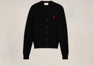 Ami Cardigan 'Black' BFHKC001001001 MBS - Ami Paris - 