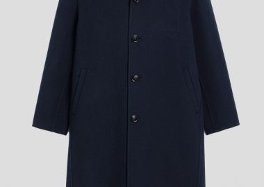 AMI PARIS Ανδρικό Belted Car Coat - AMI PARIS - 