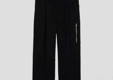 AMI PARIS Ανδρικό Cargo Trousers In Black - AMI PARIS - 
