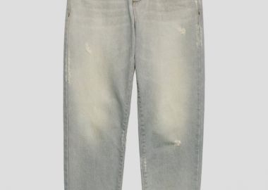 AMI PARIS Ανδρικό Γκρι Tapered Fit Jeans - AMI PARIS - 