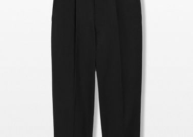 AMI PARIS Ανδρικό Μαύρο Carrot Trousers - AMI PARIS - 