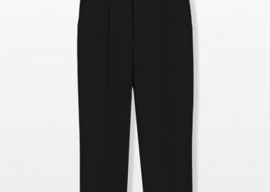 AMI PARIS Ανδρικό Μαύρο Carrot Trousers - AMI PARIS - 