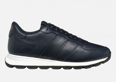 Ανδρικά Ανατομικά Δερμάτινα Sneakers Geox Spherica U4612B 000CL C4002 Μπλε - Geox - 