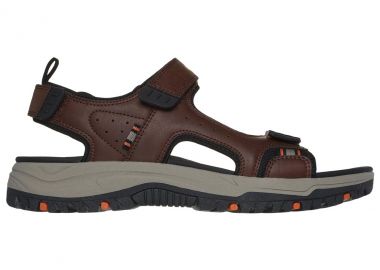 Ανδρικά Ανατομικά Πέδιλα Skechers Rigdon 205139-BRBK Καφέ - Skechers - 