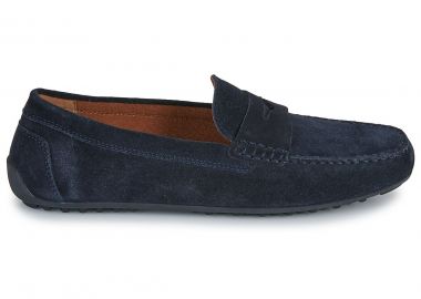 Ανδρικά Δερμάτινα Ανατομικά Μοκασίνια Geox Istria U653KC 00022 C4002 Μπλε - Geox - 