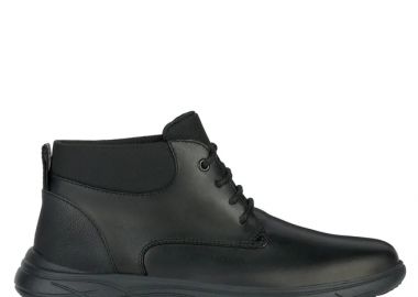 Ανδρικά Δερμάτινα Ανατομικά Μποτάκια Geox Portello U36E1B 00043 C9999 Μαύρα - Geox - 