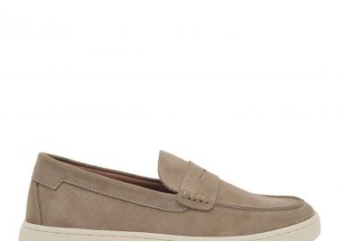 Ανδρικά Δερμάτινα Loafers Giovanni Morelli L-YW823A Μπεζ Καστόρι W57008231585 - Giovanni Morelli - 