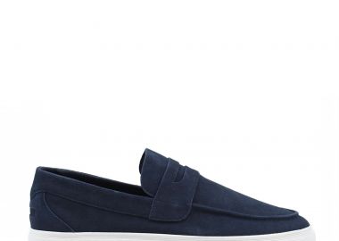 Ανδρικά Δερμάτινα Loafers s.Oliver 2177869.5750 Μπλε Suede - S. Oliver - 