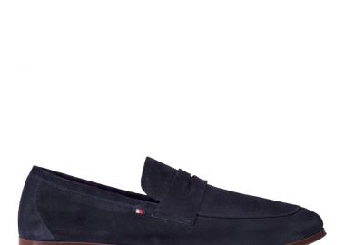 Ανδρικά Δερμάτινα Μοκασίνια Tommy Hilfiger FM0FM04988 DW5 Μπλε - Tommy Hilfiger - 