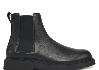 Ανδρικά Δερμάτινα Μποτάκια Calvin Klein Chelsea Boot YM0YM01374-0GJ Μαύρα - Calvin Klein - 