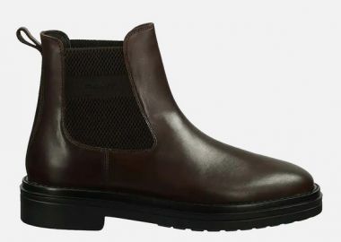 Ανδρικά Δερμάτινα Μποτάκια Gant Boggar 29651740 G46 Καφέ σκούρο - Gant - 