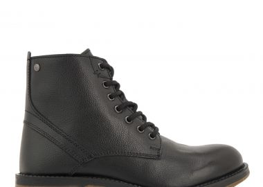 Ανδρικά Δερμάτινα Μποτάκια JK London 9822 R526X8222002 Μαύρα - JK London - 