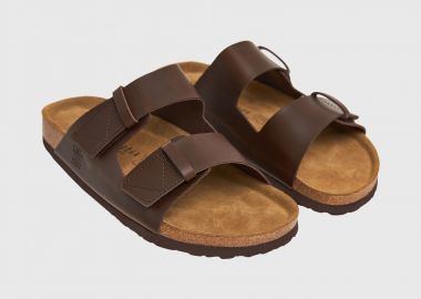 Ανδρικά δερμάτινα σανδάλια - FUNKY BUDDHA - 