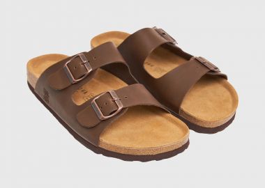 Ανδρικά δερμάτινα σανδάλια - FUNKY BUDDHA - 