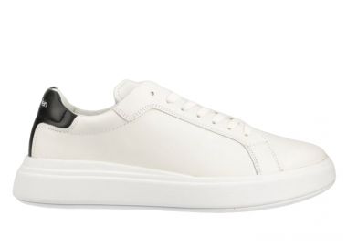 Ανδρικά Δερμάτινα Sneakers Calvin Klein HM0HM01016 0K9 Λευκά - Calvin Klein - 