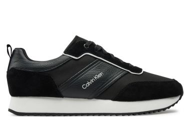 Ανδρικά Δερμάτινα Sneakers Calvin Klein HM0HM01554 0GS Μαύρα - Calvin Klein - 