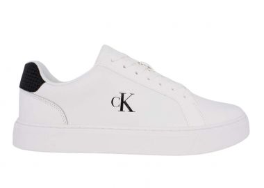 Ανδρικά Δερμάτινα Sneakers Calvin Klein YM0YM01447-01W Λευκά - Calvin Klein - 