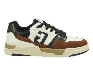 Ανδρικά Δερμάτινα Sneakers Gant Brookpal 29637647 G962 Άσπρο Μαύρο Καφέ - Gant - 