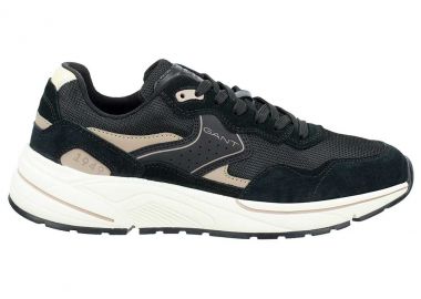 Ανδρικά Δερμάτινα Sneakers Gant Jaybro 31631159-G00 Μαύρα - Gant - 