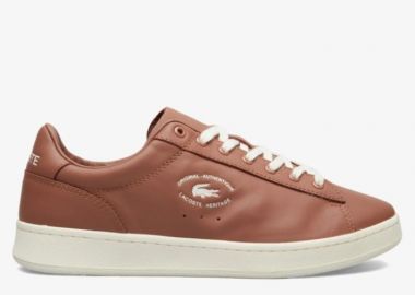Ανδρικά Δερμάτινα Sneakers Lacoste Carnaby 49SMA00322C3 Καφέ - Lacoste - 