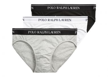 ΑΝΔΡΙΚΑ ΕΣΩΡΟΥΧΑ POLO RALPH LAUREN LOW RISE BRIEF 3 ΤΜΧ ΠΟΛΥΧΡΩΜΟ - POLO RALPH LAUREN - 