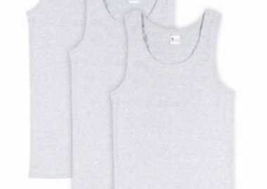 Ανδρικά Φανελάκια αμάνικα Giorgio Σετ 3 τεμαχίων - Γκρι Γκρι - Giorgio - 