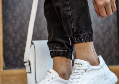 Ανδρικά λευκά Casual Sneakers CH115A - CHEKICH - 