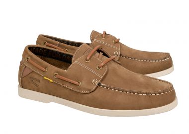 ΑΝΔΡΙΚΑ ΠΑΠΟΥΤΣΙΑ CAMEL ACTIVE ΔΕΡΜΑΤΙΝΑ BOAT SHOES ΚΑΦΕ - CAMEL ACTIVE - 