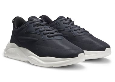 ΑΝΔΡΙΚΑ ΠΑΠΟΥΤΣΙΑ HUGO LEON SNEAKERS ΣΚΟΥΡΟ ΜΠΛΕ - HUGO - 