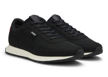 ΑΝΔΡΙΚΑ ΠΑΠΟΥΤΣΙΑ HUGO SNEAKERS ICELIN ΜΑΥΡΟ - HUGO - 