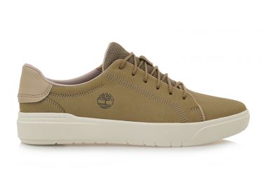ΑΝΔΡΙΚΑ ΠΑΠΟΥΤΣΙΑ TIMBERLAND SENECA BAY LOW SNEAKERS ΔΕΡΜΑΤΙΝΑ ΜΠΕΖ - TIMBERLAND - 