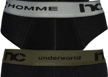 ΑΝΔΡΙΚΑ ΣΛΙΠ NINA CLUB ΣΕΤ 3 ΤΕΜΑΧΙΩΝ NC611 ΚΟΚΚΙΝΟ-ΓΚΡΙ-ΧΑΚΙ Κόκκινο-Γκρι-Χακί - Nina Club - 