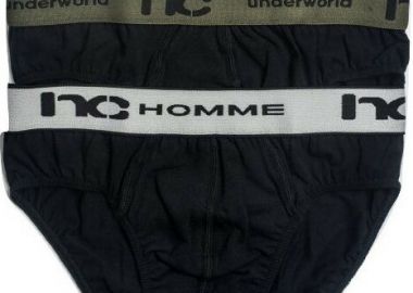 ΑΝΔΡΙΚΑ ΣΛΙΠ NINA CLUB ΣΕΤ 3 ΤΕΜΑΧΙΩΝ NC611 ΜΑΥΡΑ Μαύρο - Nina Club - 