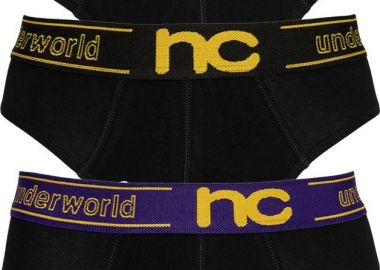 ΑΝΔΡΙΚΑ ΣΛΙΠ NINA CLUB ΣΕΤ 3 ΤΕΜΑΧΙΩΝ NC611 ΜΑΥΡΑ Μαύρο - Nina Club - 