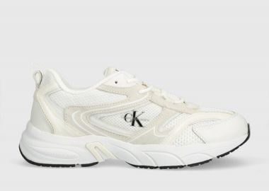 Ανδρικά Sneakers Calvin Klein Retro Tennis YM0YM00636 0K6 Λευκά - Calvin Klein - 