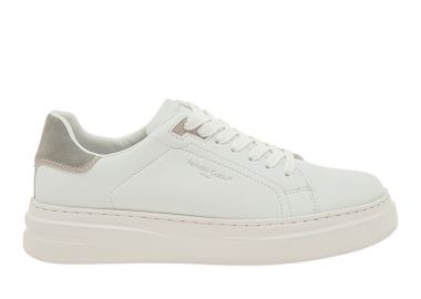 Ανδρικά Sneakers Renato Garini Daves-711 Λευκό Γκρί Nubuck W570011736W3 - Renato Garini - 