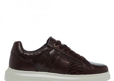 Ανδρικά Sneakers Renato Garini Marcello-630 Καφέ Καφέ Φίδι V57009633G19 - Renato Garini - 