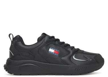 Ανδρικά Sneakers Tommy Hilfiger EM0EM01621-BDS Μαύρα - Tommy Hilfiger - 