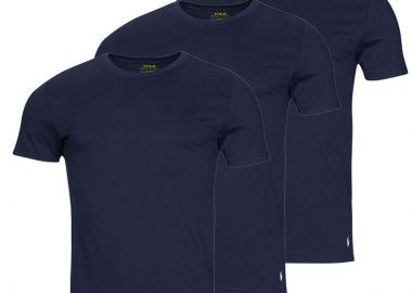 ΑΝΔΡΙΚΑ T-SHIRT POLO RALPH LAUREN CREW KONTOMANIKA 3 TMX ΜΠΛΕ - POLO RALPH LAUREN - 