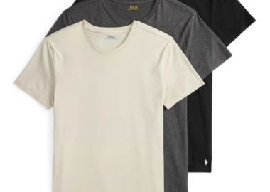 ΑΝΔΡΙΚΑ T-SHIRT POLO RALPH LAUREN CREW KONTOMANIKA 3 TMX ΠΟΛΥΧΡΩΜΟ - POLO RALPH LAUREN - 