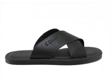 Ανδρικές Ανατομικές Παντόφλες s.Oliver 2177544.9999 Μαύρες - S. Oliver - 