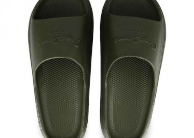 Ανδρικές Beach Slide Σαγιονάρες Θαλάσσης Pepe Jeans Pms70119 765 Khaki Green - PEPE JEANS - 