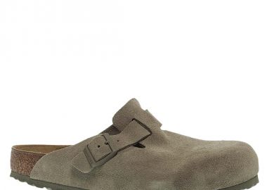 Ανδρικές Δερμάτινες Παντόφλες Σπιτιού Birkenstock Bk0Sh102578800354600 - Regular Fit - BIRKENSTOCK - 
