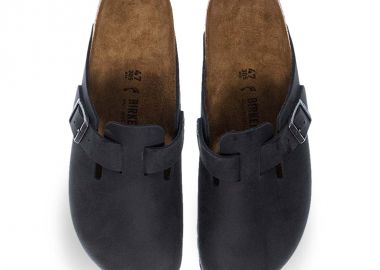 Ανδρικές Δερμάτινες Παντόφλες Σπιτιού Birkenstock Bk0Sh594630035480000 - Narrow fit - BIRKENSTOCK - 