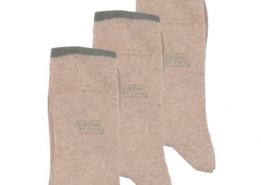 ΑΝΔΡΙΚΕΣ ΚΑΛΤΣΕΣ CAMEL ACTIVE UNI BASIC 3 PACK ΜΠΕΖ - CAMEL ACTIVE - 