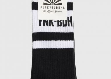 Ανδρικές κάλτσες δίχρωμες με logo - FUNKY BUDDHA - 