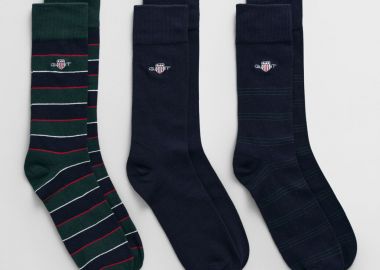 Ανδρικές Κάλτσες Gant Σετ 3 Ζευγών 9960316 374 Tartan Green - Gant - 